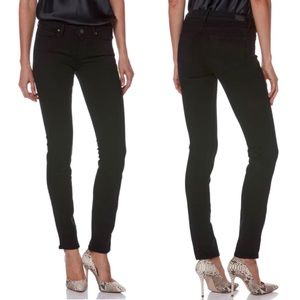 PAIGE Transcend - Skyline Skinny Jeans (Black)